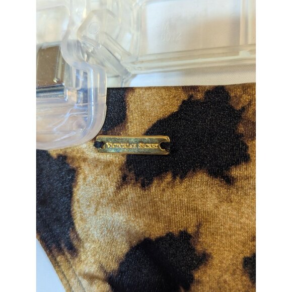 Victorias Secret Leopard Print Bikini Bottom S Swimwear - Picture 3 of 4